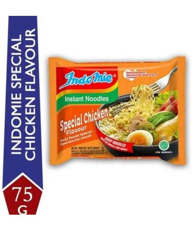 Indomie Noodles Special Chicken 75g (Pack of 20) | Authentic Indonesian Instant Noodles | Quick and Easy | Ready to Serve in Minutes - Buy Online on SooperMarket.com