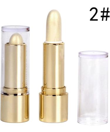 Highlighter Stick Makeup Brightens Shades Pencil Face Shaping Trimming Stick 4.7g Style-2 Beauty Accessory 2# - Buy Online on SooperMarket.com