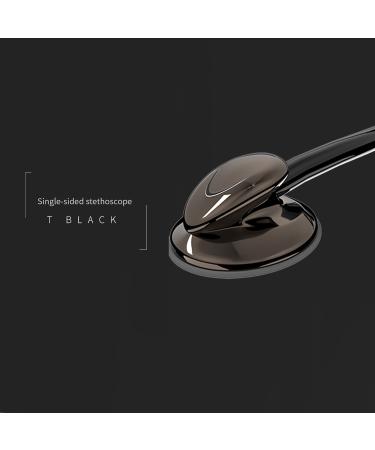Classic Stethoscope for Nurses & EMTs | Single Head Stainless Steel Soft Eartips - Medical & Home Use (Titanium Black - Buy Online on SooperMarket.com