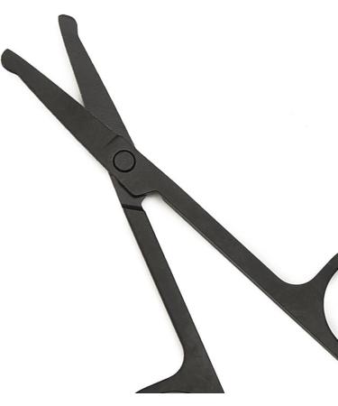 TEMKIN Nose Hair Trimmer - Mini Stainless Steel Ergonomic Cutter for Men & Women - Portable Round Head Scissors in Silver - Best Beauty Tool for Smooth Grooming - Buy Online on SooperMarket.com