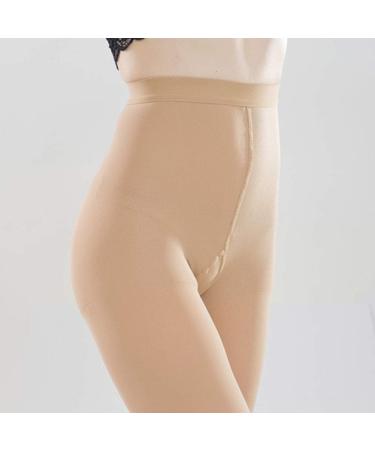 Haodasi Women Compression Pantyhose - Medical Grade Support Stockings for Varicose Veins (23-32mmHg) - Beige, Closed Toe, Size Large - Buy Online on SooperMarket.com