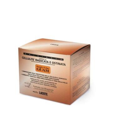 Guam Anti cellulite Body Wrap for Thighs, Legs | MAX STRENGTH Hot Mud for Stubborn Cellulite | Marine Clay Body Mask with Caffeine, Seaweed and Essential Oils | Reduce Cellulite on Legs, Firm & Tone Skin, 1.1 LB | By Guam