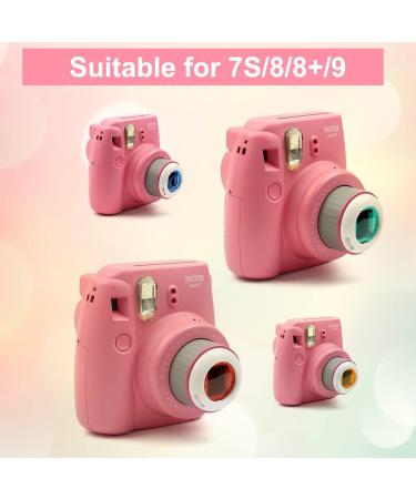 Gradient Lens Filter Set for Fujifilm Instax Mini 7S/8/8+/9 Camera - 4 Colors Close-up Kit - Buy Online on SooperMarket.com