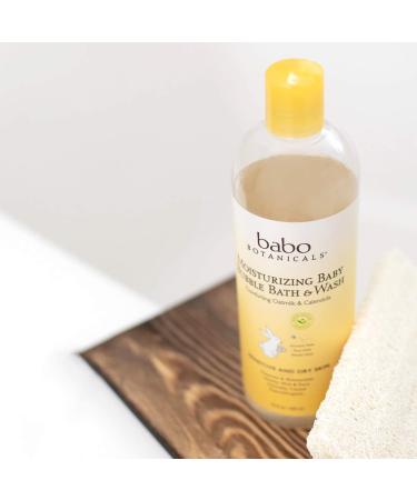 Babo Botanicals 2-in-1 Bubble Bath & Wash with Organic Calendula & Oat Milk - Hypoallergenic & Vegan - 15oz (2-Pack) for Sensitive Skin - Buy Online on SooperMarket.com
