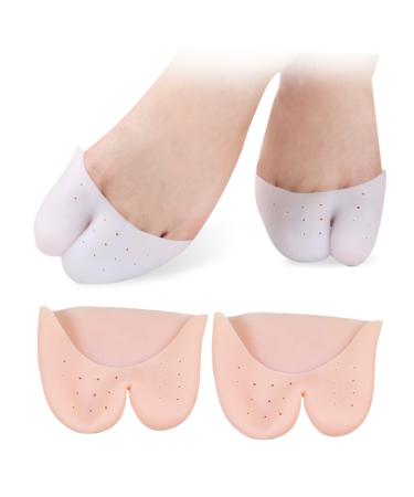 Hemoton 2 Pairs Toe Cover Gel Toe Cap Toe Protector Protective Case Shoe Cover Soft Protector Big Toe Protection Pointe Cushion