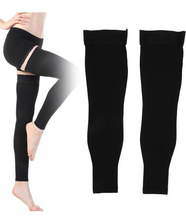 Buy Sonew Compression Stockings - Toeless Long Leg Cuffs for Men & Women | Non-Slip Travel Socks for Sports & Hiking (XXL) - International Shipping - Buy Online on SooperMarket.com