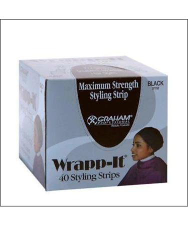 White Styling Strips 40 Count - Graham Professional Beauty Wrapp-It - Pack of 1 - Buy Online on SooperMarket.com