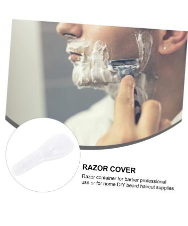 Wofashpuret 4x Razor Cover - Transparent Storage Case for Men's Razors | Durable Razor Container & Protective Shell - Buy Online on SooperMarket.com