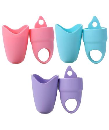 Vctitil 3pcs Silicone Ice Mould Massage Roller for Face and Eyes Ice Roller Shrink Pores Reusable Facial Skin Care Tools