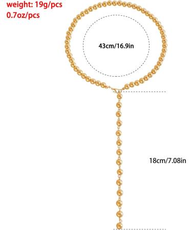 OralGos Fashionable Pearl Necklace with Pendant for Women - Stylish Chic Jewelry Adjustable Length Silver Collar - Buy Online on SooperMarket.com