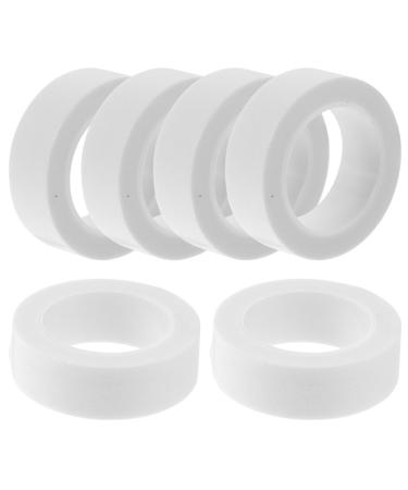 Mikinona Lash Tape 6 Rolls make up kinds of eyelashes tool large Fake eyelashes non-woven tape roll False Eyelash Auxiliary make up tape dedicated makeup tape extend white eyelash tape