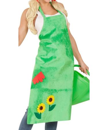 Shop Carnival Clothes: Ladies Gardener Apron & Headband Costume - One Size Floral Design - Buy Online on SooperMarket.com