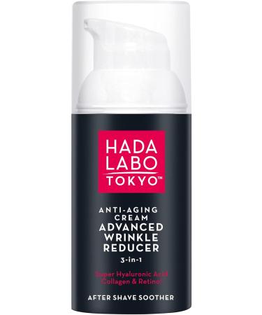 Hada Labo Tokyo Men Anti-Ageing Hyaluronic Cream Advanced Wrinkle Reducer Day & Night Cosmetics for Men - Buy Online on SooperMarket.com