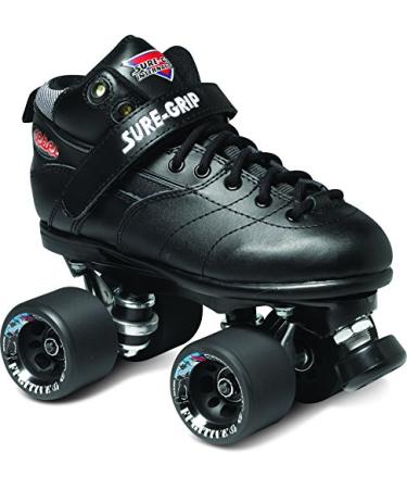 Sure-Grip Rebel Roller Skates Black Mens 10 / Ladies 11
