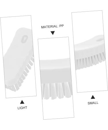 FOMIYES Nail Brush Fingernail Scrubber Brush Nail Cleaning Scrubber Brush Sink Scrubber Soft Stiff Bristles Toe Scrubber Nail Cleaner Brush Toe Brush Polyester Manicure Plastic Brush White 11.5x5cm White - Buy Online on SooperMarket.com