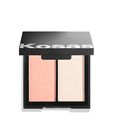 Kosas Color & Light Palette - Powder | Cushiony Blush & Highlighter Cheek Duo  (Papaya 1972)