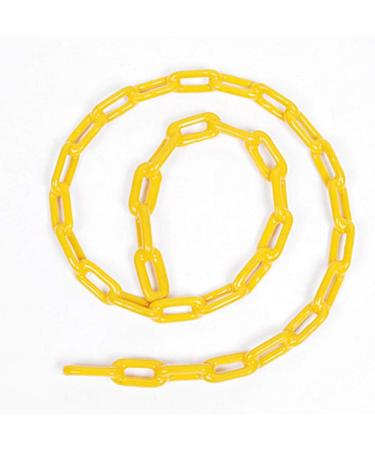 Ymeibe Swing Chains (2) Fully Coated with 4 Free Quick Links - Anti-Rust Iron Chains for Swing Set - Playground Kids Swing Seat Accessories - 660 Lb Capacity - Yellow - Buy Online on SooperMarket.com