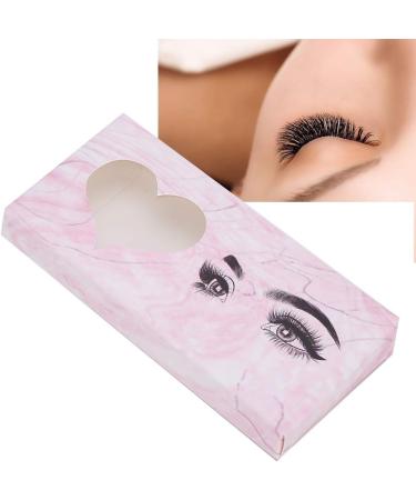 10Pcs False Eyelashes Box Eyelash Boxes Organizer Case Eyelash Adhesives (Pink heart-shaped window model) - Buy Online on SooperMarket.com