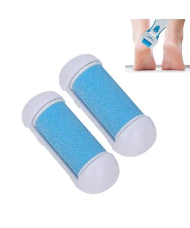 2 Pack Replacement Rollers Heads for Electric Callus Remover Professional Foot File Pedicure Tools for Feet Callus Shaver Pedicure kit for Cracked Heels and Dead Skin