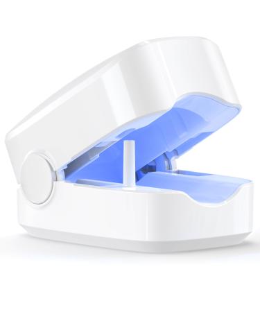 Nail Fungus Cleaning Laser Device Blue Light Nail Therapy for Onychomycosis Damaged Discolored Thick Toenails Fingernails Effective Light Therapy for Fingernails and Toenails Treated Anytime Anywhere or Home Use by 910nm Infrared Light + 470nm Blue Light