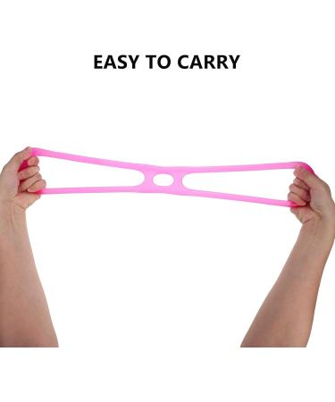 Kisangel Yoga Resistance Bands - Elastic Pull Rope Figure 8 Silicone Fitness Band for Strength Training & Tension Exercises - Buy Online on SooperMarket.com