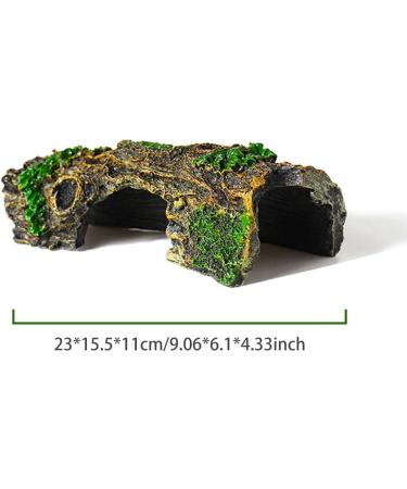CTPENG 1 Piece Harz Cave Aquarium Decoration for Betta Fish | Synthetic Resin Artificial Wood Branch | Natural Look for Aquariums - Buy Online on SooperMarket.com