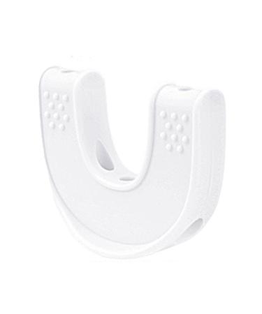 Silicone Jaw Exerciser | Jawline Muscle Trainer | Chin Exercise Tool | Neck Toning Device Facial Muscle Stimulator Portable Jawline Exerciser Non-Surgical Jaw Trainer White