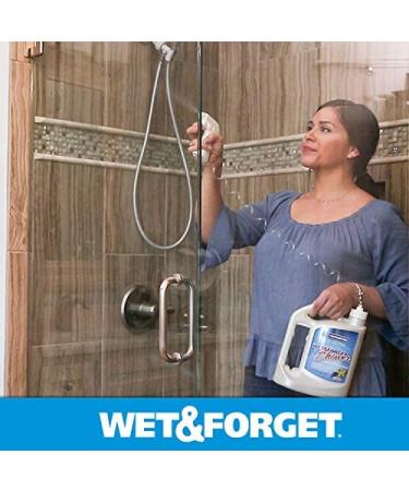 Wet & Forget Shower Cleaner 64oz (2 Pack) | No Scrubbing, Bleach-Free Formula | Ready to Use Weekly Application - Buy Online on SooperMarket.com