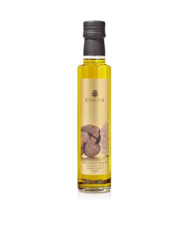 La Chinata Spanish Extra Virgin Olive Oil truffle flavour 250 ml glass bottle
