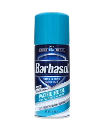 Barbasol Pacific Rush Thick & Rich Shaving Cream for Men 10 oz.