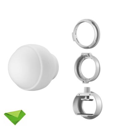 Godox ML-CD15 Flash Diffuser Modifier Bundle Diffusion Dome for V1S V1C V1N V1F V1O V860III V860II V850III TT685II TT600 TT685 AD200 AD200PRO AD300PRO AD400PRO ML30 ML60 ML60BI(Included 3 adapters)