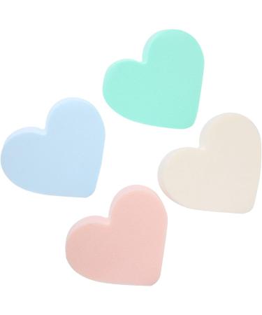 Cosmetic Makeup Sponge Reusable Heart Shaped Makeup Sponge Soft for Men for Foundation Blushes BB Cream for Create Perfect Makeup Effect for Women - Buy Online on SooperMarket.com