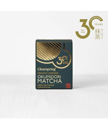 Clearspring Okumidori Matcha - Limited Edition Organic Japanese Matcha - Ceremonial Grade 30g - Buy Online on SooperMarket.com