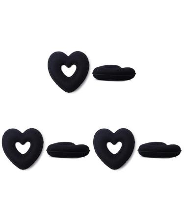 Heart-Shaped Black Hair Bun Maker - Create Beautiful Hair Donuts - Buy Online on SooperMarket.com