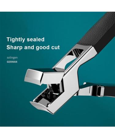 Dajidafu Splashproof Toenail Clippers For Safe And Hygienic Stainless Steel Nail Clippers Splashproof Nail Clippers Easy Storage black - Buy Online on SooperMarket.com
