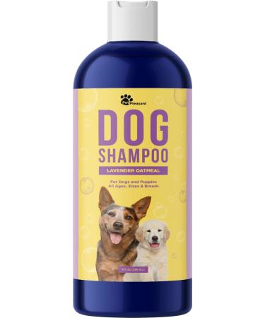 Cleansing Dog Shampoo for Smelly Dogs - Refreshing Colloidal Oatmeal Dog Shampoo for Dry Skin and Cleansing Dog Bath Soap - Moisturizing Lavender and Oatmeal Shampoo for Dogs and Great Smelling Pups