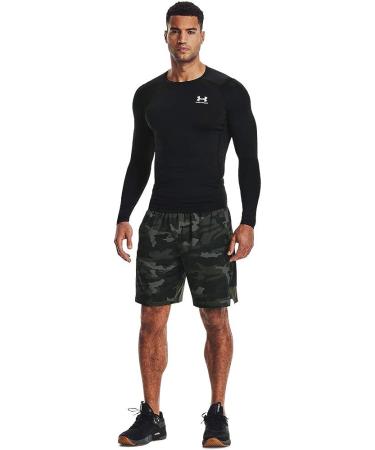 Under Armour Men's HeatGear Compression Long-Sleeve T-Shirt Black/Steel - Size Medium - Buy Online on SooperMarket.com