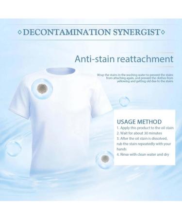 Active Enzyme Clothing Stain Remover Fabric Stain Remover Stain Remover Enzyme-Based Stain Remover for Clothes Laundry Booster and Stain Remover All Purpose Stain Remover - Buy Online on SooperMarket.com