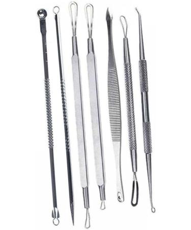 NOLITOY 7pcs Blackhead Extractor Blackhead Removal Comedone Extractor Tool Stainless Steel - Buy Online on SooperMarket.com
