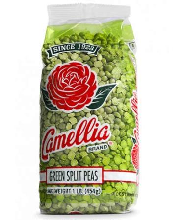 Camellia Brand Dried Green Split Peas - 1 lb (Pack of 2) | High-Quality Legumes for Soups and Side Dishes - Buy Online on SooperMarket.com