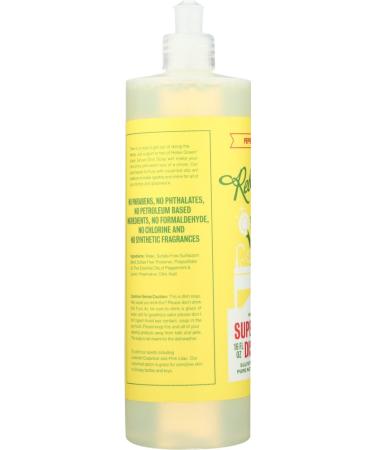 Rebel Green Peppermint Lemon Dish Soap - 16 oz | Eco-Friendly Cleaning - Buy Online on SooperMarket.com