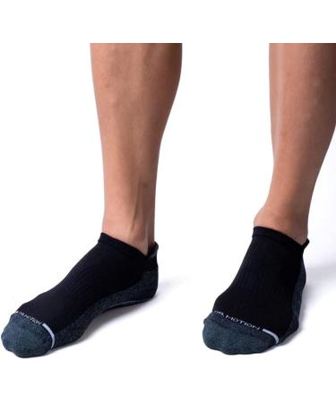 Dr. Motion Men's Low Cut Compression Ankle Socks 6 Pairs - Black - Buy Online on SooperMarket.com