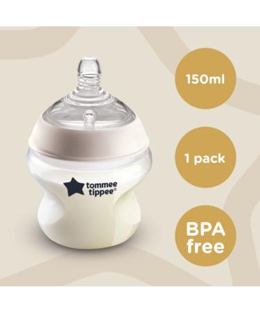 Tommee Tippee Closer to Nature 150ml Bottle - BPA-Free Baby Feeding Bottle - Buy Online on SooperMarket.com
