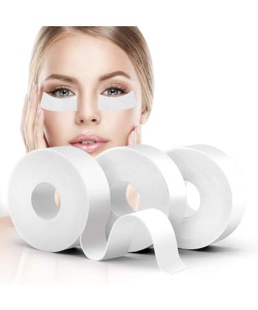 Lash Tape  Akissos 3 Rolls Medical Elastic Foam Tape Eyelash Extension Supplies Lash Pads Under Eye Patches Lint Free Hypoallergenic No Latex - 1 X 5.5 Yard
