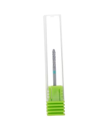 FOYTOKI Nail Polisher Manicure Art Drill Bits Manicure Nail Bits Nail Art Polishing Tools Women Nail Drill Bit Drill Bits for Nails Drill Bit for Acrylic Nails Manicure Drill Bits 7.00X1.30X1.30CM Green