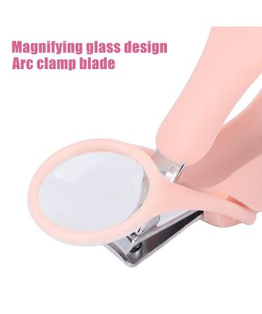 Buy Zoom Nail Clipper with Magnifying Glass - Lightweight Manicure Clipper for Babies & Seniors (Pink) - International Shipping Available - Buy Online on SooperMarket.com