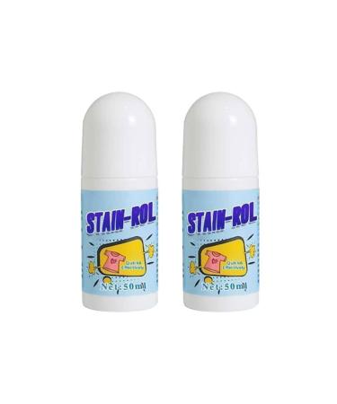 2PCS Stain Remover Roller-ball Cleaner Stain Remover-Roll Bead Design Multi-purpose Clothes Cleaner Portable Clothes Stain Remover Clothes Stain Remover Magic Remover-Rolling Bead for Clothes
