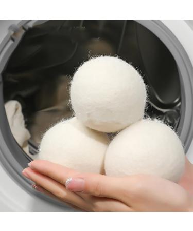 DoHTeck Laundry Drying Ball 6 Pcs Upgraded 100% Wool Reduce Clothes Wrinkles Anti-Static Reusable and Eco-Friendly Save Time and Energy 7 CM - Buy Online on SooperMarket.com