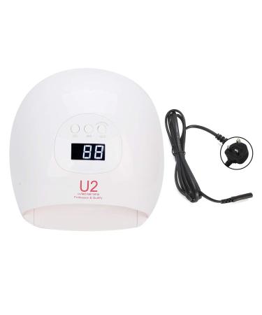 72W LED Nail Lamp Professional Painless Gel Polish Light with Powerful Motor & Detachable Base UV LED Nail Gel Curing Light with 36 Light Chips(UK 110-240V)
