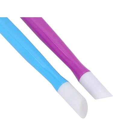 Nail Art Rubber Cuticle Pusher Not Easy To Break Cuticle Pusher for Pushing Back the Cuticle and Cleaning Under the Nails - Buy Online on SooperMarket.com